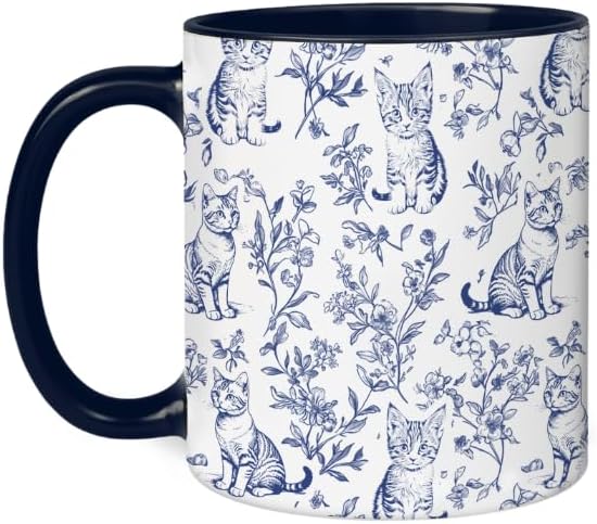 Personalized Dog Line Art From Photo Mug – Unique Gift for Dog Mom, Dad & Pet Lovers – Custom Dog Photo and Name Printed on Ceramic Mug (Crand001)