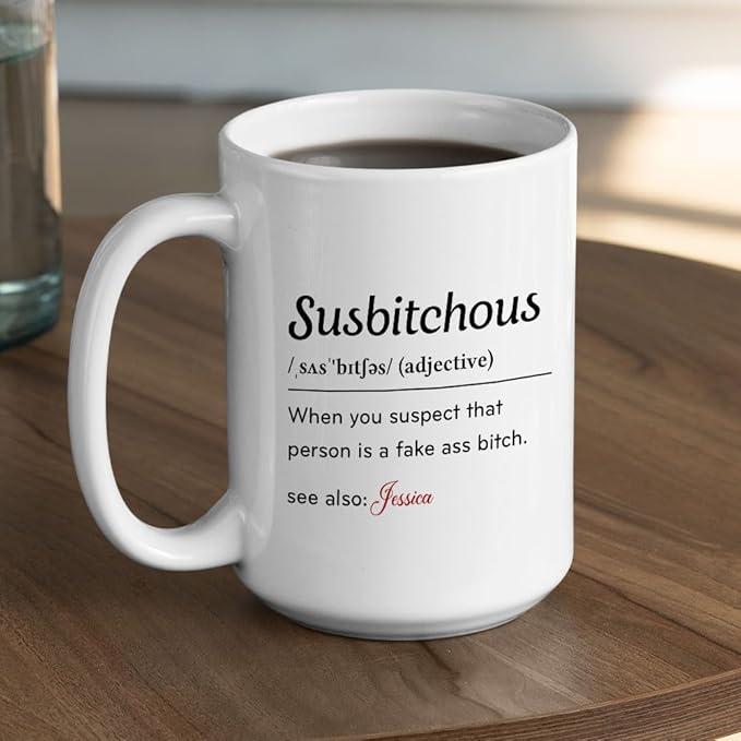 Wrappiness Personalized Coffee Mug - Personalized Ceramic Coffee Cup with Motivational Text, Gift for Friends, Colleagues, or Coworkers for Special Occasions