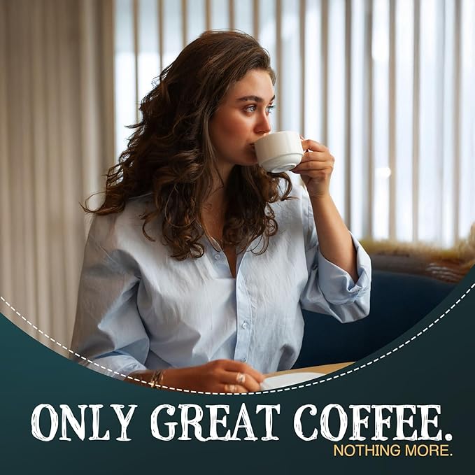 The Bean Organic Coffee Company Water Processed DECAF South America Blend, Medium Roast, Ground Coffee, 5-Pound Bag, Café Molido Tostado Orgánico descafeinado