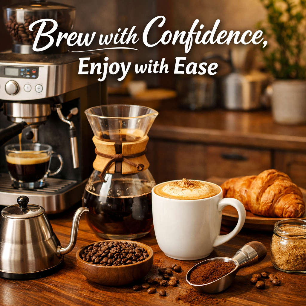 “Brew with Confidence, Enjoy with Ease”