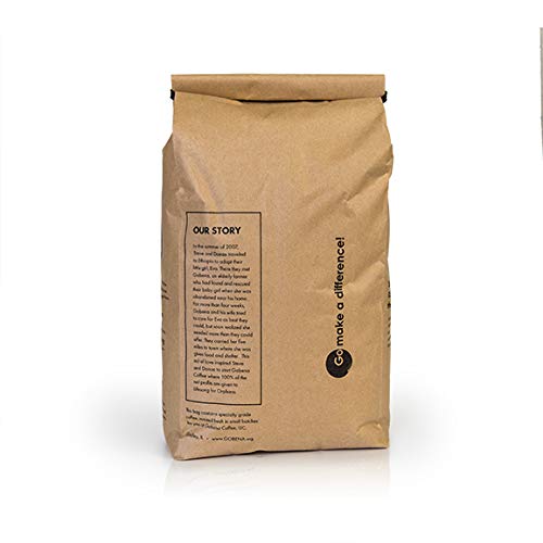 Gobena Coffee 5lb Breakfast Blend, Light Roast, Whole Bean Coffee, 100% Arabica, 80oz, Bulk Coffee