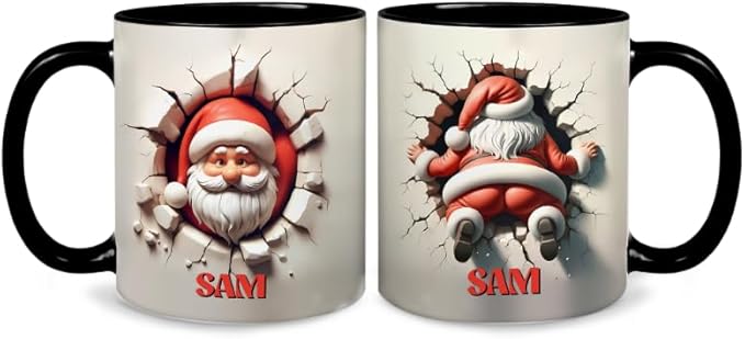 Personalized Dog Line Art From Photo Mug – Unique Gift for Dog Mom, Dad & Pet Lovers – Custom Dog Photo and Name Printed on Ceramic Mug (DCTQ0918FU02C)