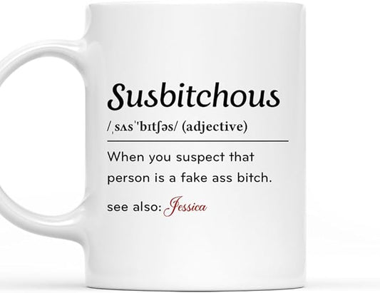 Wrappiness Personalized Coffee Mug - Personalized Ceramic Coffee Cup with Motivational Text, Gift for Friends, Colleagues, or Coworkers for Special Occasions