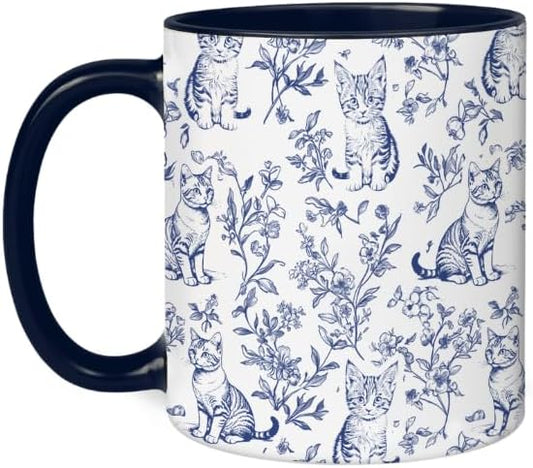 Personalized Dog Line Art From Photo Mug – Unique Gift for Dog Mom, Dad & Pet Lovers – Custom Dog Photo and Name Printed on Ceramic Mug (Crand001)