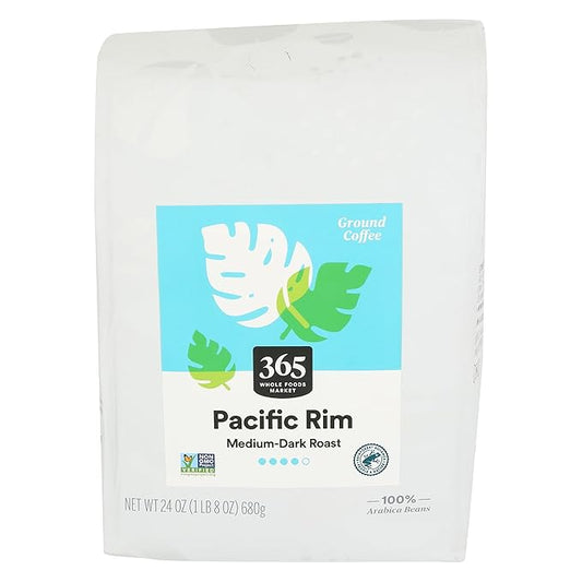 365 by Whole Foods Market, Pacific Rim Vienna Roast Ground Coffee, Dark Roast, 24 Ounce