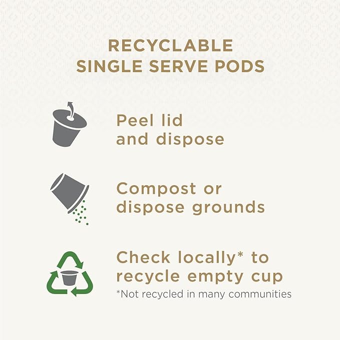 Peet's Coffee, Medium Roast Single Serve Coffee Pods - Big Bang, 32 Count (1 Box of 32 Pods)