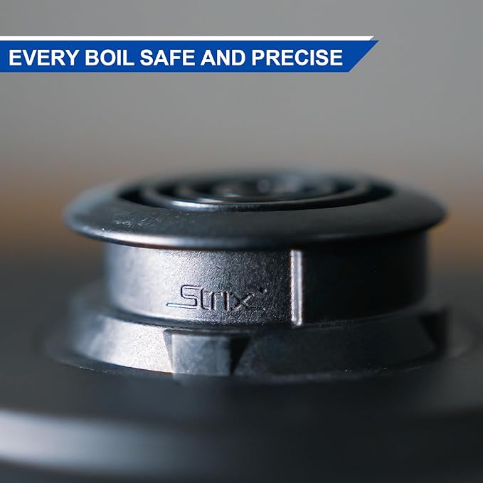 Bonavita Cosmopolitan 1.0L Gooseneck Electric Kettle, Stainless Steel Water Boiler for Coffee Brew and Tea Precise Pour Control, 6 Preset Temps, Glass Touch Panel, 1200W Fast Boil, White