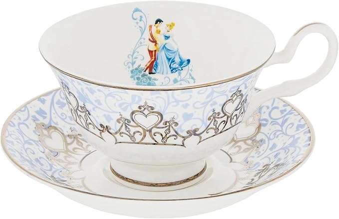 Disney Cinderella Wedding Cup and Saucer, Fine Bone China, 15 × 15 × 7.5 cm, Multicolor