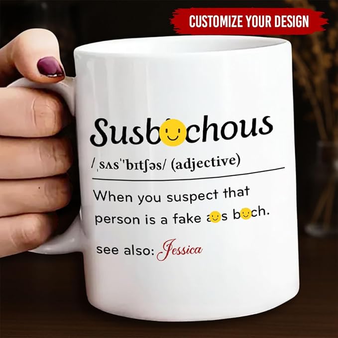 Wrappiness Personalized Coffee Mug - Personalized Ceramic Coffee Cup with Motivational Text, Gift for Friends, Colleagues, or Coworkers for Special Occasions