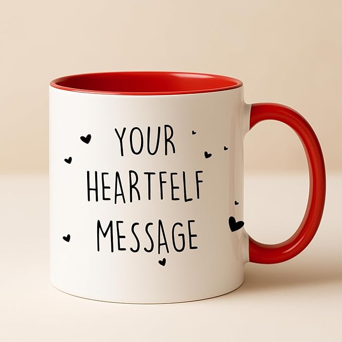 Personalized Dog Mug - Custom Pet Cup With Name And Message - Birthday Christmas Anniversary Birthday Gift For Dog Mom From Daughter - Unique Coffee Cup For Animal Lovers