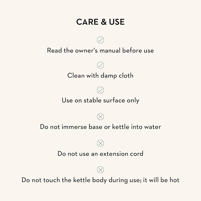 MACKENZIE-CHILDS Electric Kettle, Stainless-Steel Tea Kettle, Green-and-White Emerald Check