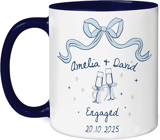 Personalized Dog Line Art From Photo Mug – Unique Gift for Dog Mom, Dad & Pet Lovers – Custom Dog Photo and Name Printed on Ceramic Mug (MUGGI007)