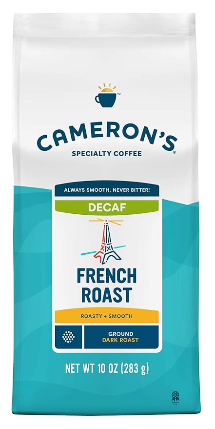 Cameron's Coffee Roasted Ground Coffee Bag, French Roast, 10 Ounce Pack of 6 - NEW