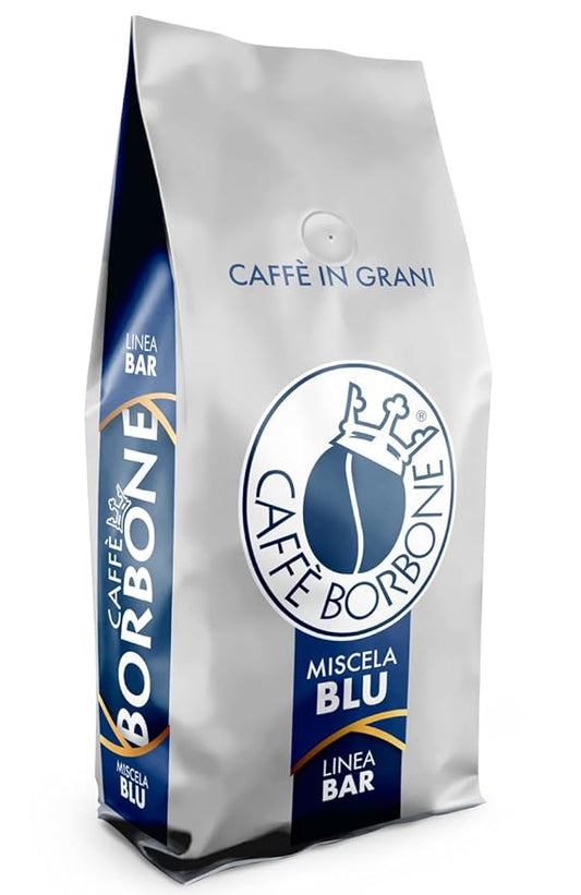 Caffè Borbone Whole Bean Coffee, Medium-Dark Roast, Blue Blend, Authentic Italian Coffee, 2.2 lb Bag