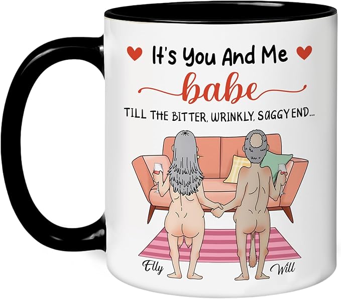Personalized Mr and Mrs Coffee Mug Set – Funny Custom Couple Gift with Names for Wedding, Anniversary, Engagement, or Valentine’s Day – Unique Husband and Wife Coffee Cups