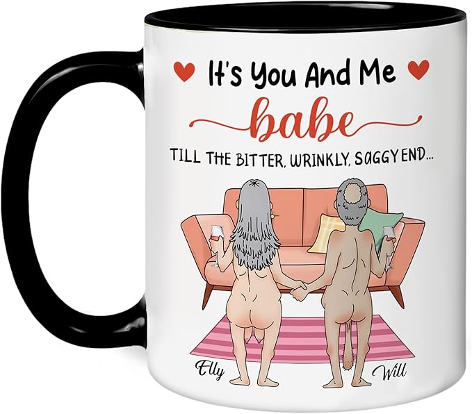 Personalized Mr and Mrs Coffee Mug Set – Funny Custom Couple Gift with Names for Wedding, Anniversary, Engagement, or Valentine’s Day – Unique Husband and Wife Coffee Cups
