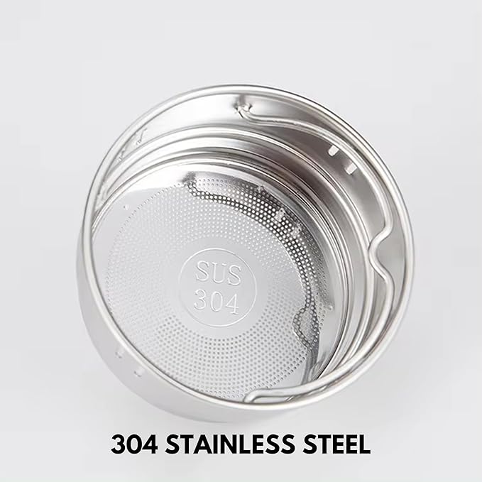 15oz Double Wall Glass Water Bottle with Bamboo Lid and Tea Infuser – Insulated, Leak-Proof, and Eco-Friendly Travel Tea Mug with Filter for Hot or Cold Beverages