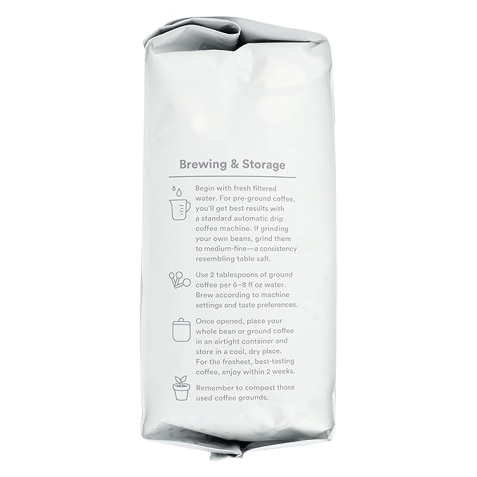 365 by Whole Foods Market, Pleasant Morning Buzz Whole Bean Coffee, Medium-Dark Roast, 24 Ounce