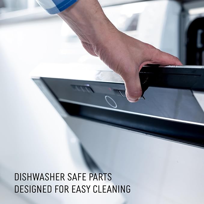 Ninja Pod & Grounds | Coffee Maker | XL Single-Serve | K-Cup Pod Compatible | Brews Grounds | Compact Design | Built-In Milk Frother | 68-oz. Reservoir, 6-oz. Cup to 24-oz. Mug Sizes | Stone |PB055AST