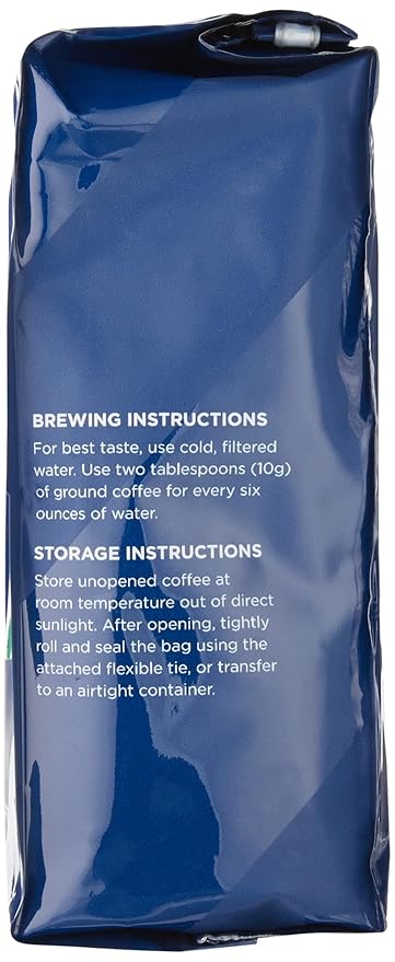 Amazon Fresh, Nicaragua Ground Coffee, Medium Roast, 12 Oz