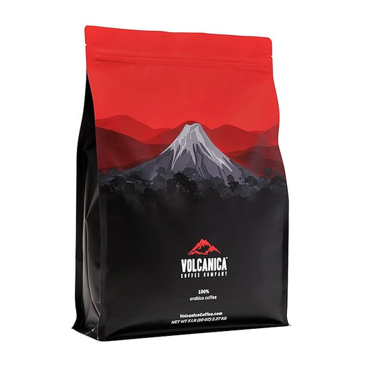 Dark Roast Coffee, Whole Beans, Fresh Roasted, 5 lbs