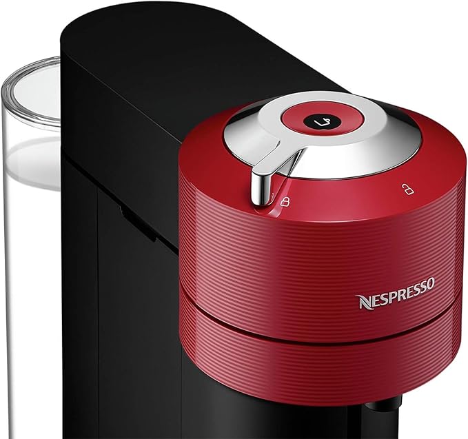 Nespresso Vertuo Next Coffee and Espresso Machine by Breville with Milk Frother, 1.1 liters, Cherry