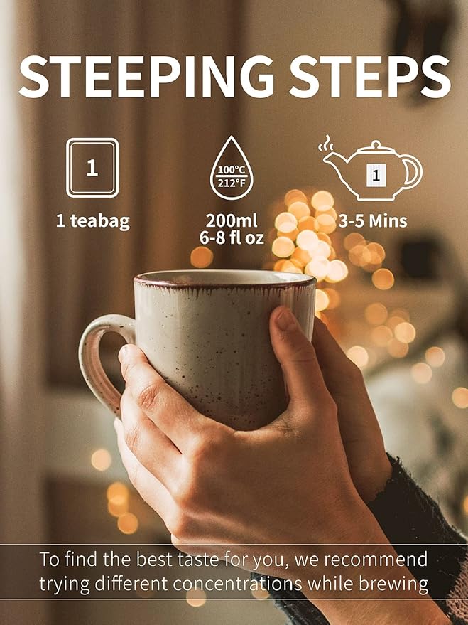 TeeLux Decaf Green Tea Bags, Pure Decaffeinated Green Tea, Super Antioxidant, 100 Count Tea Bags for Hot & Iced Tea