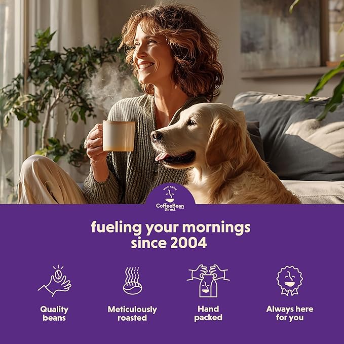 Coffee Bean Direct Light House Blend, Whole Bean Coffee, Light Roast, 5 Pound Bag (Pack of 1)