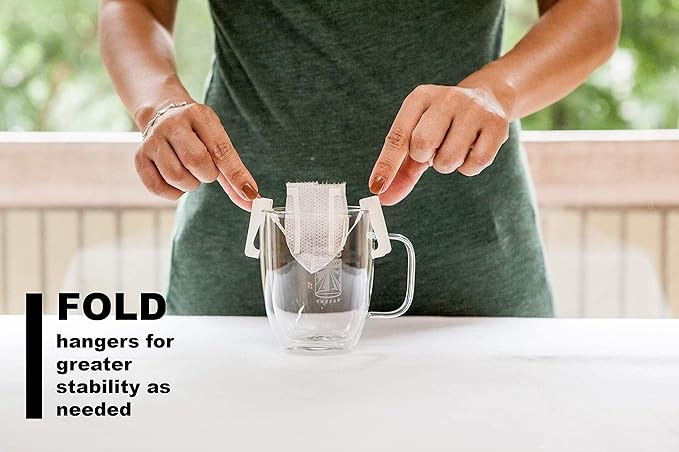 Tribo Coffee Single-Serve Portable Pour Over Drip Coffee - Campfire Blend - 10 Servings (Medium-Dark Roast)