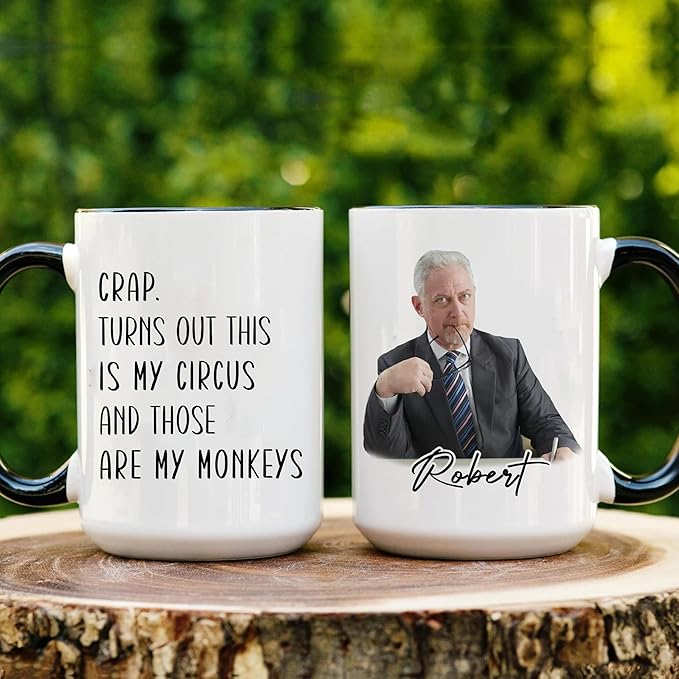 Personalized Funny Coffee Mug – Custom Name Gag Gift Cup for Men or Women – Hilarious White Elephant Exchange Christmas Gift Idea, Dad Mom Office Tea Coffee Cup