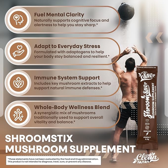 Clean Nutraceuticals Lions Mane Mushroom Supplement with Turkey Tail Reishi Cordyceps Chaga Maitake Meshima Poria Cocos Shiitake Oyster Porcini Enoki (20 Count (Pack of 1))