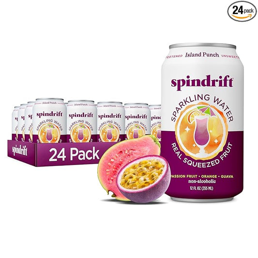 Spindrift Island Punch Can 12 Ounce (Pack of 24)