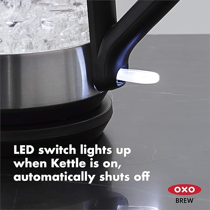 OXO Brew Cordless Glass Electric Kettle - 1.75 L
