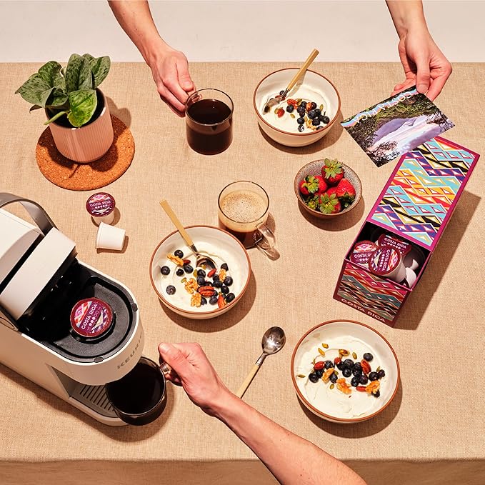 Atlas Coffee Club Coffee Pods – Dark Roast, Single-Origin Costa Rica, 24 Count – Compatible with Keurig K-Cup Brewers – 100% Recyclable, Premium Arabica Coffee