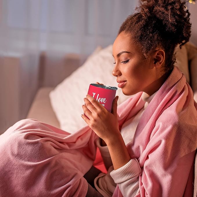 Gifts For Mom - Tea Lovers Gift Basket, Set Includes Temperature Retention Cup 12 Special Blend Teabags & Honey Presented in Beautiful Gift Bag For Mothers Day, Birthday, Get Well, Thinking of You Care Package