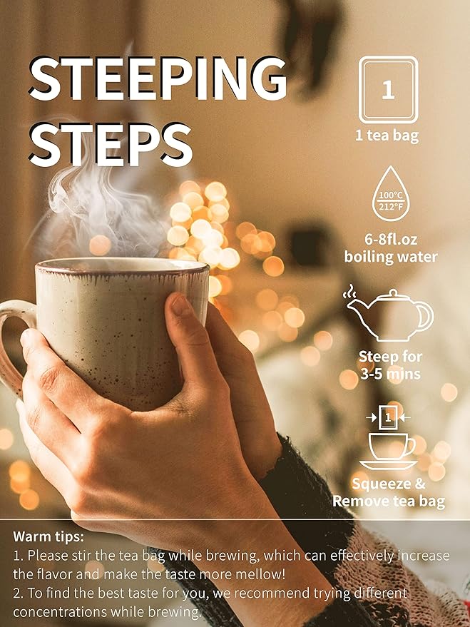 TeeLux Green Tea Bags, Natural Pure Green Tea, Super Antioxidant, Caffeinated, 100 Count Tea Bags to Support Overall Health