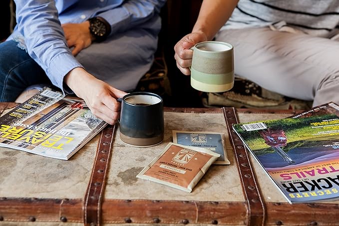 Tribo Coffee Single-Serve Portable Pour Over Drip Coffee - Papua New Guinea - 10 Servings (Medium-Dark Roast)